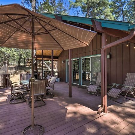 Rustic-Chic Prescott Cabin With Deck In Wooded Area! Екстериор снимка