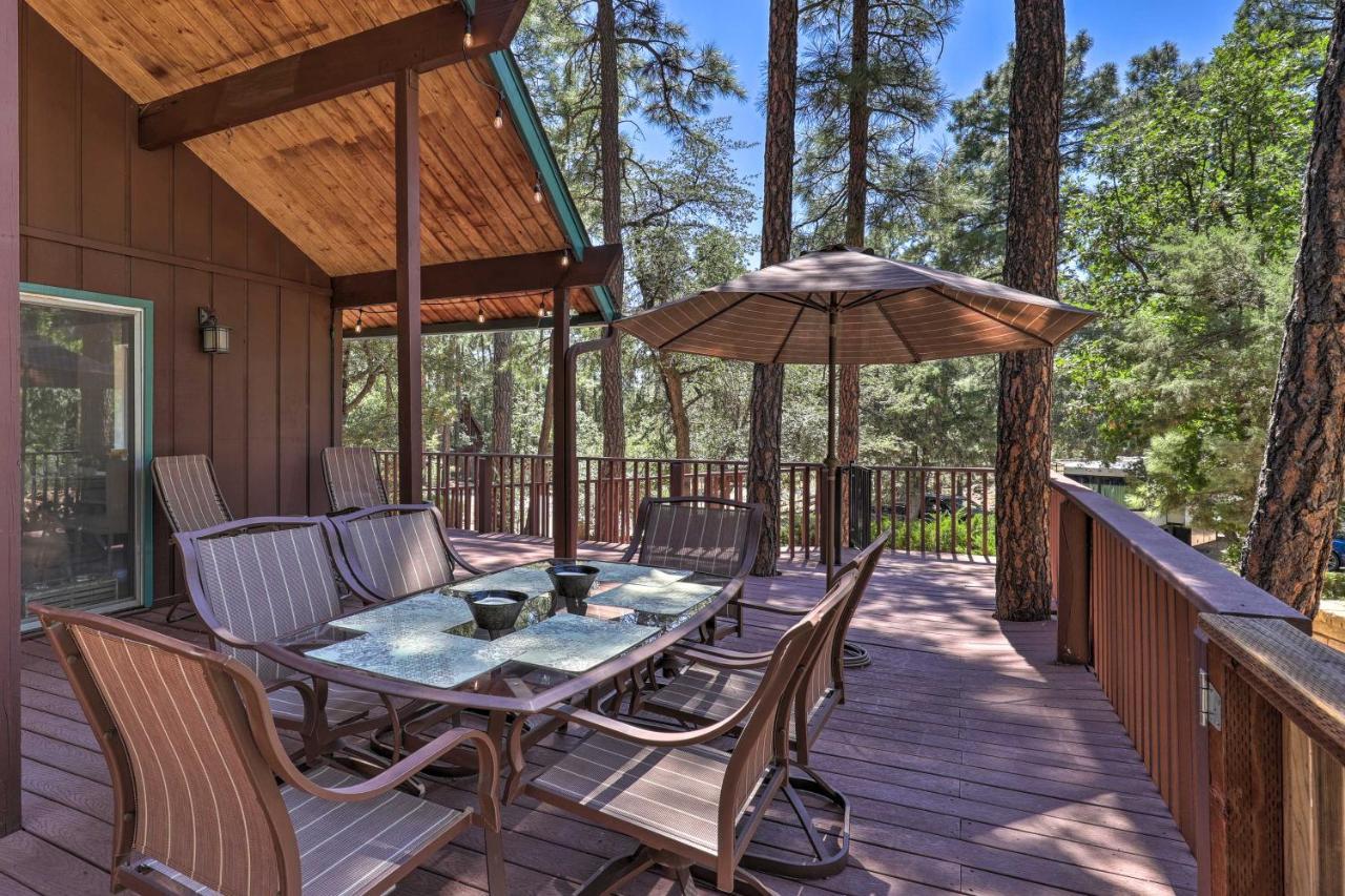 Rustic-Chic Prescott Cabin With Deck In Wooded Area! Екстериор снимка