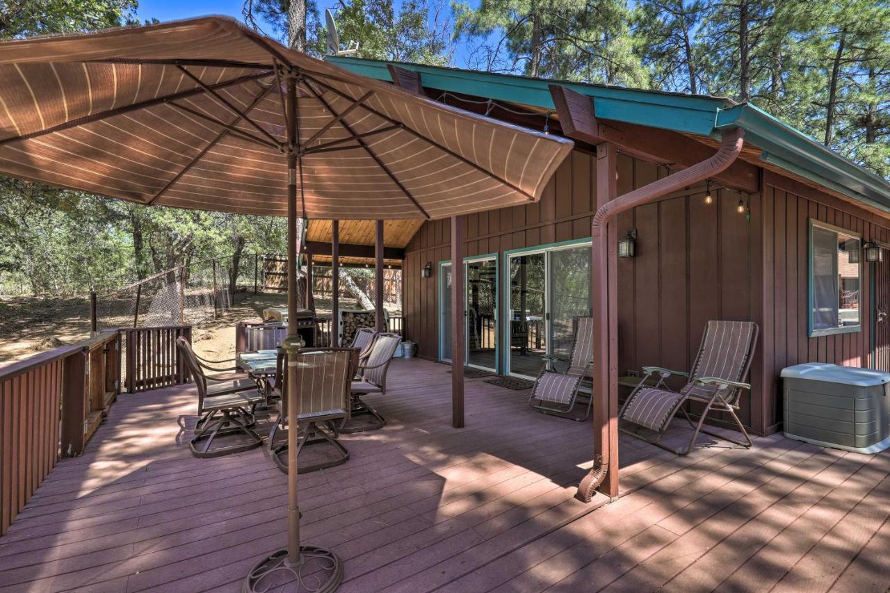 Rustic-Chic Prescott Cabin With Deck In Wooded Area! Екстериор снимка