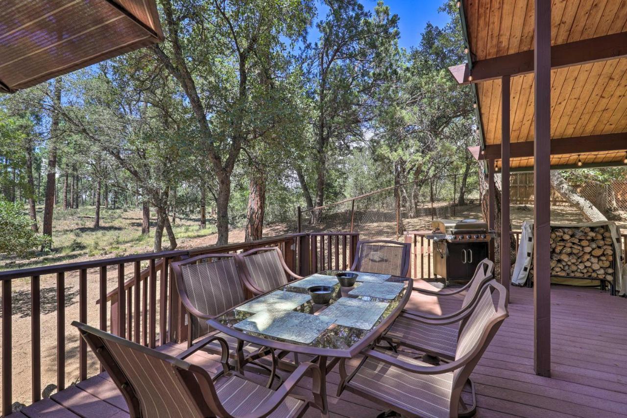 Rustic-Chic Prescott Cabin With Deck In Wooded Area! Екстериор снимка