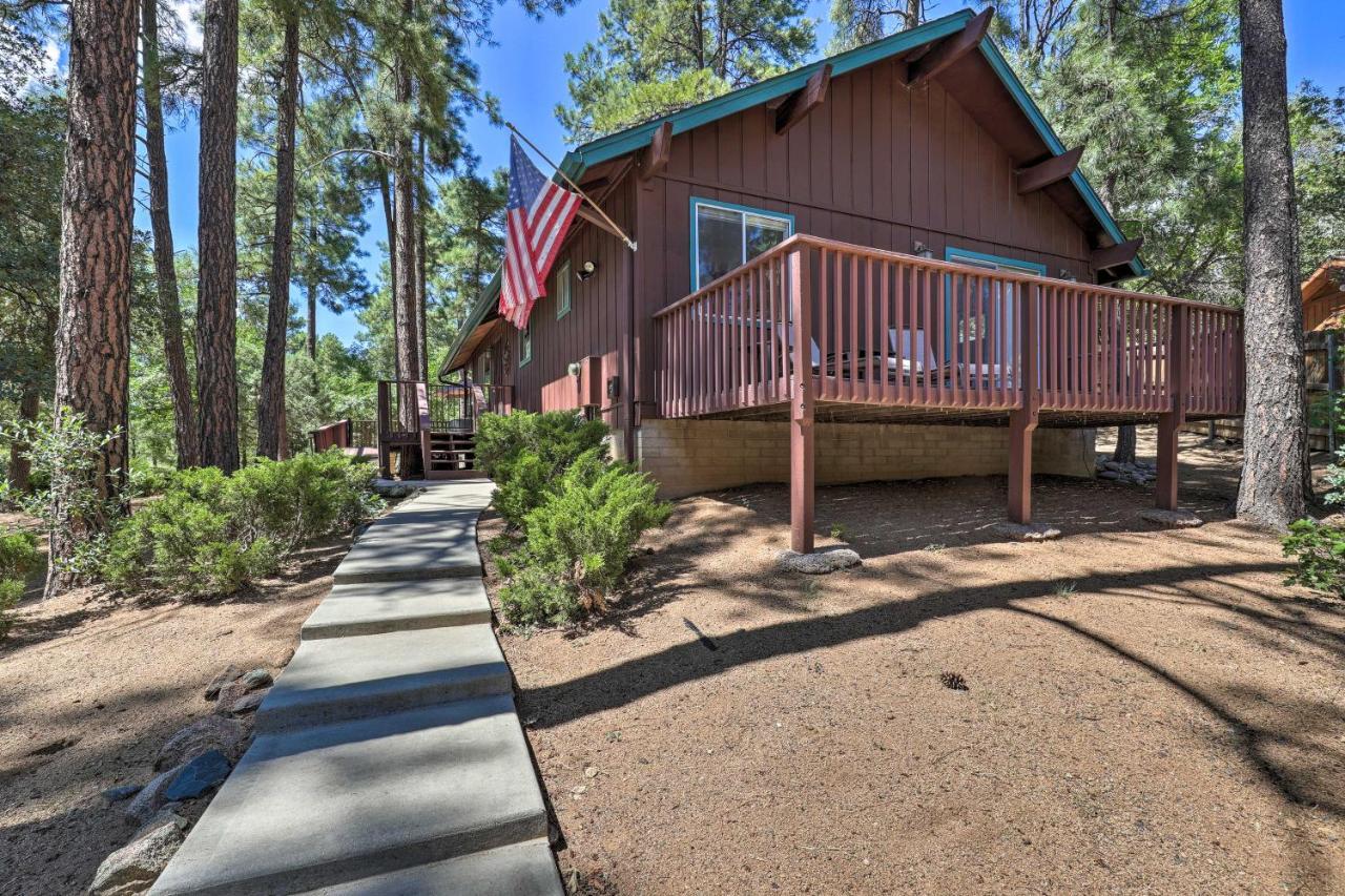 Rustic-Chic Prescott Cabin With Deck In Wooded Area! Екстериор снимка