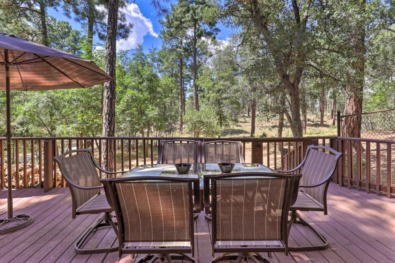 Rustic-Chic Prescott Cabin With Deck In Wooded Area! Екстериор снимка