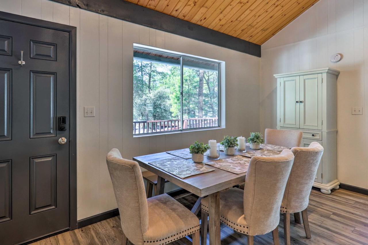 Rustic-Chic Prescott Cabin With Deck In Wooded Area! Екстериор снимка